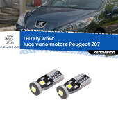 0 Luce Vano Motore LED Peugeot 207 2006 - 2015: W5W Fly W5W: Lampadine LED Fly 6000k (Coppia)