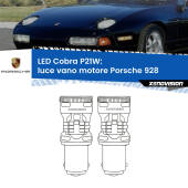 0 Luce Vano Motore LED Porsche 928  1977 - 1995: P21W Cobra P21W: LED Cobra 6000k (Coppia)