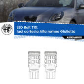 0 Luci Cortesia LED Alfa romeo Giulietta Anteriori: T10 Bolt T10: LED Bolt 6000k (Coppia)