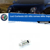 0 Luci Cortesia LED Alfa romeo Mito: LED Sapphire C5W Sapphire Halo LED Premium chip 5700K