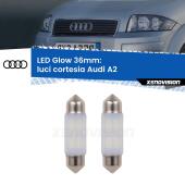 C5W: LED Glow Bianco Caldo 36mm (Coppia)