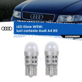 0 Luci Cortesia LED Audi A4 B5 posteriori: W5W Glow a Luce Calda W5W: LED Glow Bianco Caldo (Coppia)
