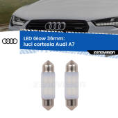 0 Luci Cortesia LED Audi A7 2010 - 2018: C5W Glow a Luce Calda (Coppia) C5W: LED Glow Bianco Caldo 36mm (Coppia)