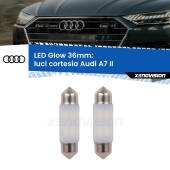 0 Luci Cortesia LED Audi A7 II 2019 in poi: C5W Glow a Luce Calda (Coppia) C5W: LED Glow Bianco Caldo 36mm (Coppia)