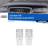 0 Luci Cortesia LED Audi A8 D3 2002 - 2009: T10 Bolt T10: LED Bolt 6000k (Coppia)