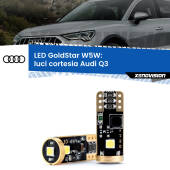 0 Luci Cortesia LED Audi Q3  2011 - 2018: T10 GoldStar T10 (W5W) Goldstar Coppia LED Canbus Next Gen