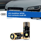 0 Luci Cortesia LED Audi R8 2007 - 2015: T10 GoldStar T10 (W5W) Goldstar Coppia LED Canbus Next Gen