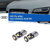 0 Luci Cortesia LED Audi R8 2007 - 2015: W5W Fly W5W: Lampadine LED Fly 6000k (Coppia)