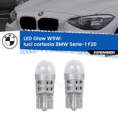 0 Luci Cortesia LED BMW Serie-1 F20 2010 - 2019: W5W Glow a Luce Calda W5W: LED Glow Bianco Caldo (Coppia)