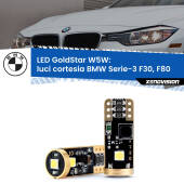 0 Luci Cortesia LED BMW Serie-3 F30, F80 posteriori: T10 GoldStar T10 (W5W) Goldstar Coppia LED Canbus Next Gen