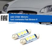 C5W C10W Led Canbus 36mm a 3 Ultra Led Xenovision - Bianco Lunare 6000k (Coppia)