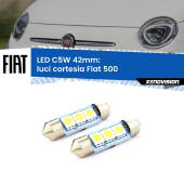 C5W C10W Led Canbus 41mm a 3 Ultra Led Xenovision - Bianco Lunare 6000k (Coppia)