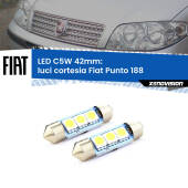 C5W C10W Led Canbus 41mm a 3 Ultra Led Xenovision - Bianco Lunare 6000k (Coppia)
