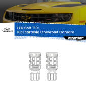 0 Luci Cortesia LED Chevrolet Camaro  2011 - 2015: T10 Bolt T10: LED Bolt 6000k (Coppia)
