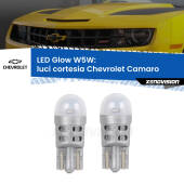 0 Luci Cortesia LED Chevrolet Camaro  2011 - 2015: W5W Glow a Luce Calda W5W: LED Glow Bianco Caldo (Coppia)