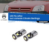 0 Luci Cortesia LED Citroën Berlingo 1996 - 2007: W5W Fly W5W: Lampadine LED Fly 6000k (Coppia)