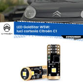 0 Luci Cortesia LED Citroën C1  2005 - 2013: T10 GoldStar T10 (W5W) Goldstar Coppia LED Canbus Next Gen