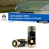 0 Luci Cortesia LED Citroën C3 Pluriel  2003 - 2010: T10 GoldStar T10 (W5W) Goldstar Coppia LED Canbus Next Gen