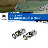 0 Luci Cortesia LED Citroën C3 Pluriel  2003 - 2010: W5W Fly W5W: Lampadine LED Fly 6000k (Coppia)