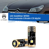 0 Luci Cortesia LED Citroën C5 My04 2004 - 2008: T10 GoldStar T10 (W5W) Goldstar Coppia LED Canbus Next Gen