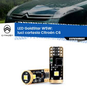 0 Luci Cortesia LED Citroën C6 2005 - 2012: T10 GoldStar T10 (W5W) Goldstar Coppia LED Canbus Next Gen