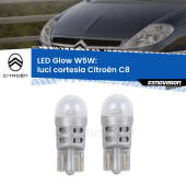 0 Luci Cortesia LED Citroën C8 2002 - 2010: W5W Glow a Luce Calda W5W: LED Glow Bianco Caldo (Coppia)