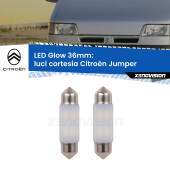 0 Luci Cortesia LED Citroën Jumper  1994 - 2002: C5W Glow a Luce Calda (Coppia) C5W: LED Glow Bianco Caldo 36mm (Coppia)