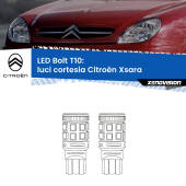 0 Luci Cortesia LED Citroën Xsara 1997 - 2005: T10 Bolt T10: LED Bolt 6000k (Coppia)