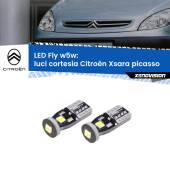 0 Luci Cortesia LED Citroën Xsara picasso 1999 - 2012: W5W Fly W5W: Lampadine LED Fly 6000k (Coppia)