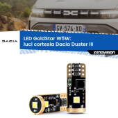 0 Luci Cortesia LED Dacia Duster III 2024 in poi: T10 GoldStar T10 (W5W) Goldstar Coppia LED Canbus Next Gen