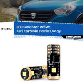 0 Luci Cortesia LED Dacia Lodgy 2012 in poi: T10 GoldStar T10 (W5W) Goldstar Coppia LED Canbus Next Gen