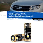 0 Luci Cortesia LED Dacia Logan II 2012 in poi: T10 GoldStar T10 (W5W) Goldstar Coppia LED Canbus Next Gen
