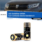 0 Luci Cortesia LED Dacia Sandero II 2012 in poi: T10 GoldStar T10 (W5W) Goldstar Coppia LED Canbus Next Gen