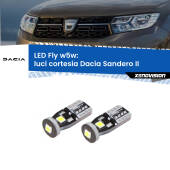 0 Luci Cortesia LED Dacia Sandero II 2012 in poi: W5W Fly W5W: Lampadine LED Fly 6000k (Coppia)