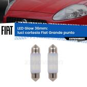 0 Luci Cortesia LED Fiat Grande punto 2005 - 2018: C5W Glow a Luce Calda (Coppia) C5W: LED Glow Bianco Caldo 36mm (Coppia)