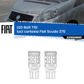 0 Luci Cortesia LED Fiat Scudo 270 2007 - 2016: T10 Bolt T10: LED Bolt 6000k (Coppia)
