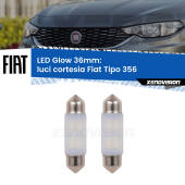 0 Luci Cortesia LED Fiat Tipo 356 2015 in poi: C5W Glow a Luce Calda (Coppia) C5W: LED Glow Bianco Caldo 36mm (Coppia)