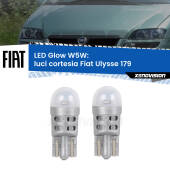 0 Luci Cortesia LED Fiat Ulysse 179 2002 - 2011: W5W Glow a Luce Calda W5W: LED Glow Bianco Caldo (Coppia)
