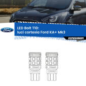 0 Luci Cortesia LED Ford KA+ Mk3 2014 - 2018: T10 Bolt T10: LED Bolt 6000k (Coppia)