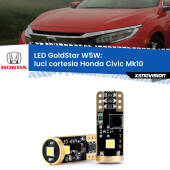 0 Luci Cortesia LED Honda Civic Mk10 2016 - 2020: T10 GoldStar T10 (W5W) Goldstar Coppia LED Canbus Next Gen