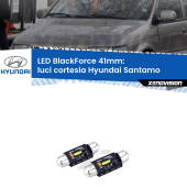 0 Luci Cortesia LED per Hyundai Santamo  1998 - 2002: C5W BlackForce 41mm (Coppia) C5W 41mm: LED Blackforce 6000k (Coppia)