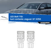 0 Luci Cortesia LED Jaguar XF X250 2007 - 2015: T10 Bolt T10: LED Bolt 6000k (Coppia)