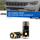 0 Luci Cortesia LED Jeep Compass II 2017 in poi: T10 GoldStar T10 (W5W) Goldstar Coppia LED Canbus Next Gen