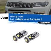 0 Luci Cortesia LED Jeep Compass II 2017 in poi: W5W Fly W5W: Lampadine LED Fly 6000k (Coppia)