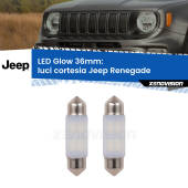 0 Luci Cortesia LED Jeep Renegade 2014 in poi: C5W Glow a Luce Calda (Coppia) C5W: LED Glow Bianco Caldo 36mm (Coppia)