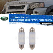 0 Luci Cortesia LED Land rover Freelander L314 anteriori: C5W Glow a Luce Calda (Coppia) C5W: LED Glow Bianco Caldo 36mm (Coppia)