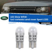 0 Luci Cortesia LED Land rover Sport L320 2005 - 2013: W5W Glow a Luce Calda W5W: LED Glow Bianco Caldo (Coppia)
