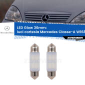 0 Luci Cortesia LED Mercedes Classe-A W168 1997 - 2004: C5W Glow a Luce Calda (Coppia) C5W: LED Glow Bianco Caldo 36mm (Coppia)