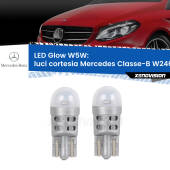 0 Luci Cortesia LED Mercedes Classe-B W246, W242 2011 - 2018: W5W Glow a Luce Calda W5W: LED Glow Bianco Caldo (Coppia)