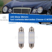 0 Luci Cortesia LED Mercedes Classe-E W210 1995 - 2002: C5W Glow a Luce Calda (Coppia) C5W: LED Glow Bianco Caldo 36mm (Coppia)